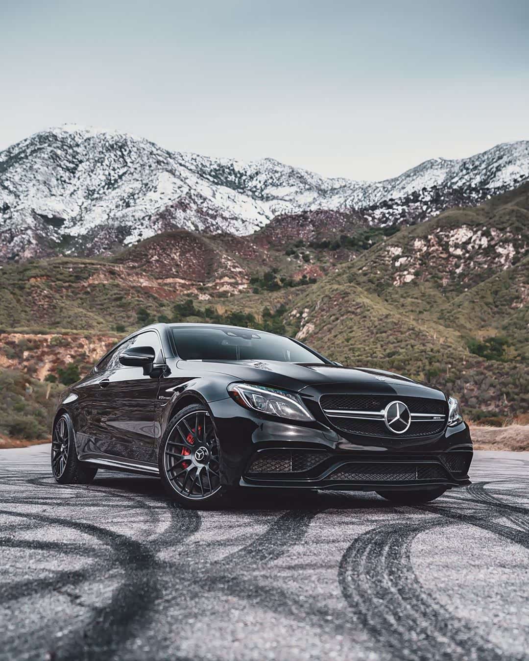 mercedes benz c63s amg黑武士版.