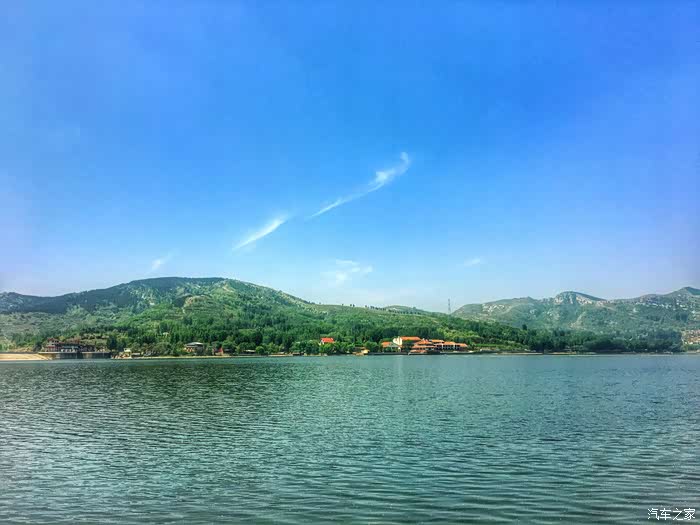这就是我们今天游玩的景区,绿水青山带笑颜电视剧取景博山石马水库