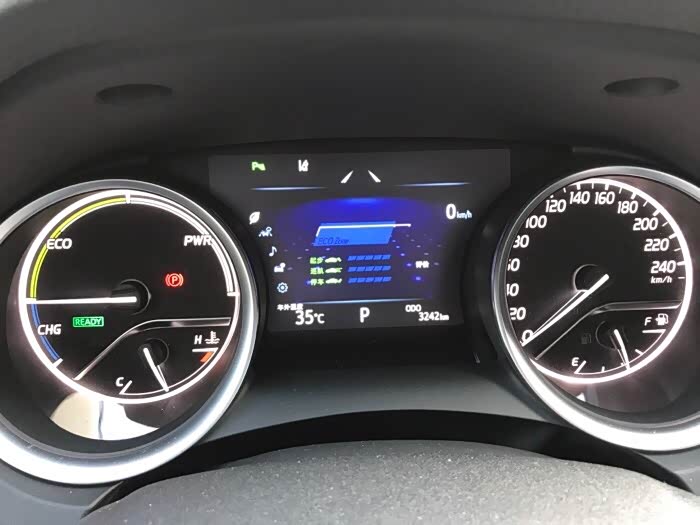 新版凯美瑞eco指南显示不正常