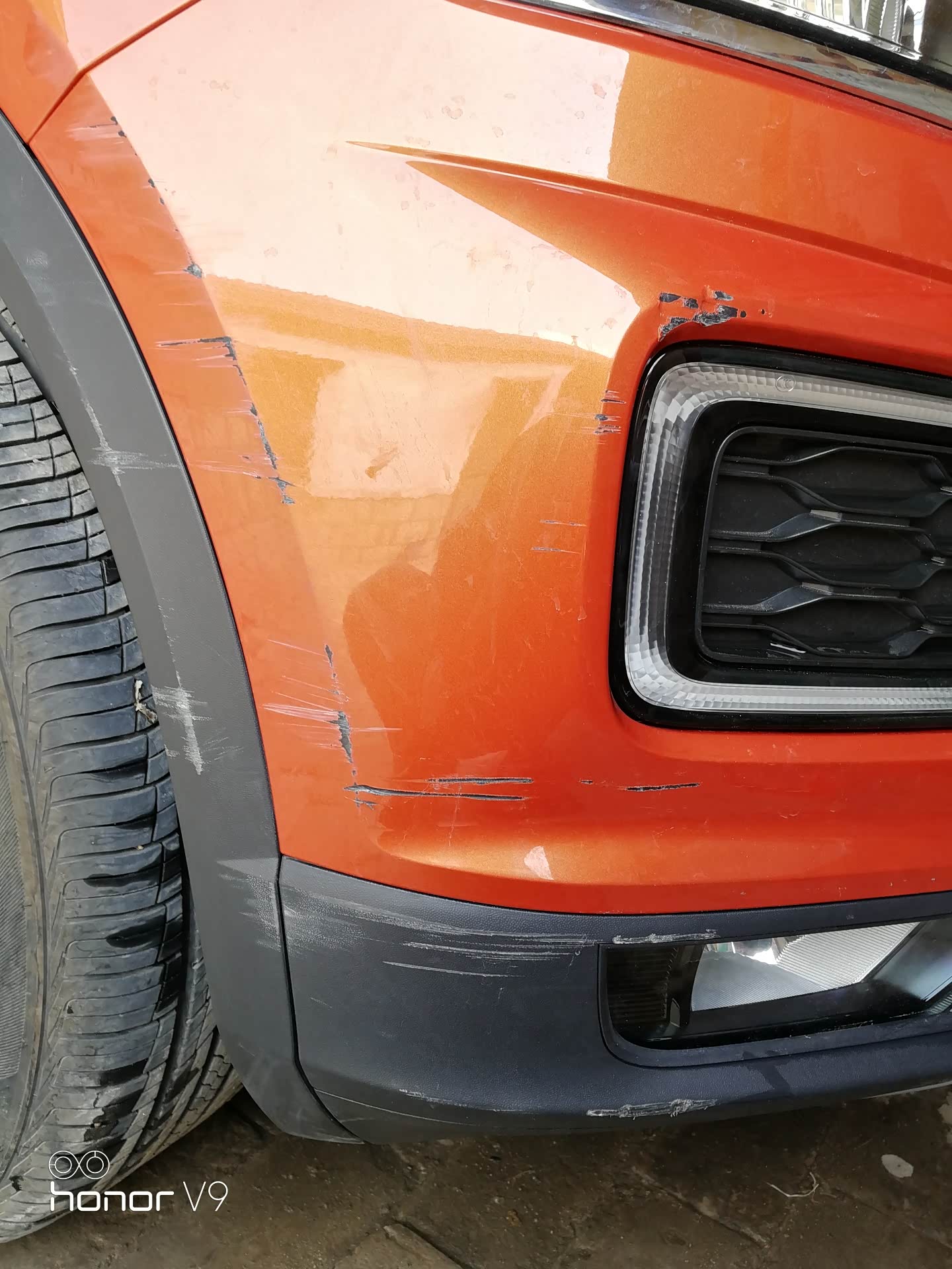 关于保险杠喷漆