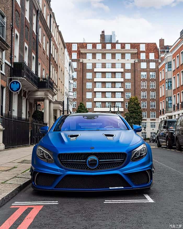 【图】蓝色 mansory s63 amg,这改装的真不错_奔驰amg论坛_汽车之家
