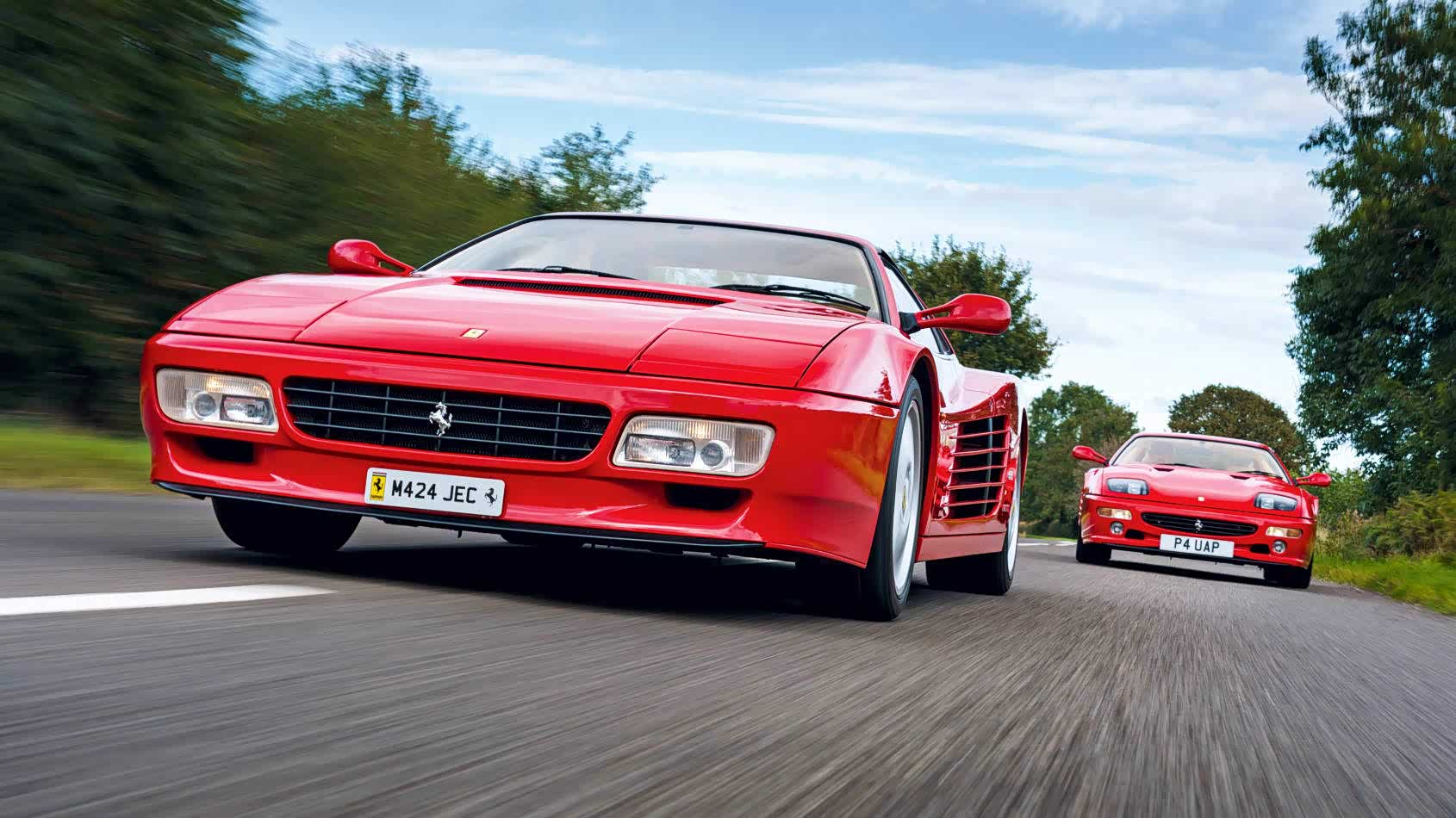 法拉利testarossa,512 tr,f512 m