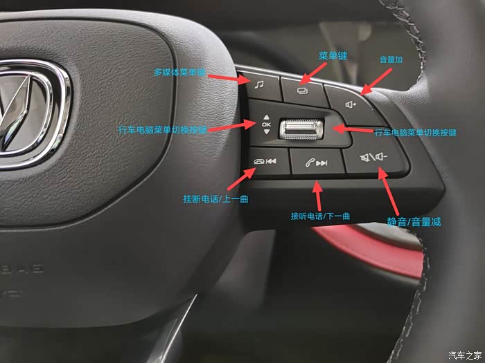【图】颜值动感,解析蓝鲸cs55plus内饰按键功能_长安cs55plus论坛