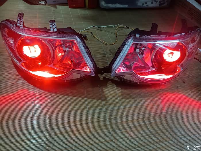 五菱宏光s换led大灯