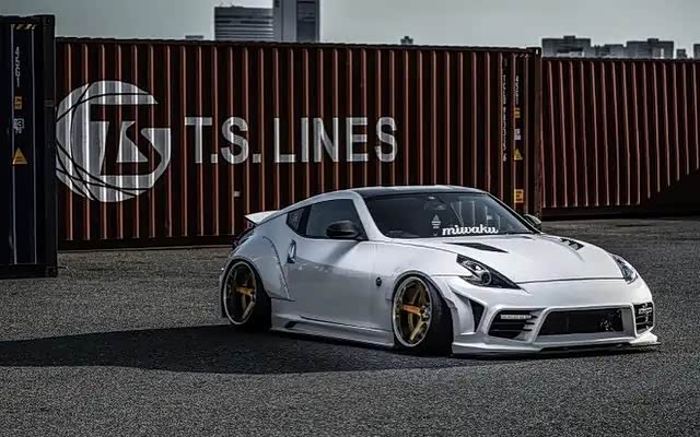 淑女也疯狂日产370z改装欣赏超战斗包围气动避震酷