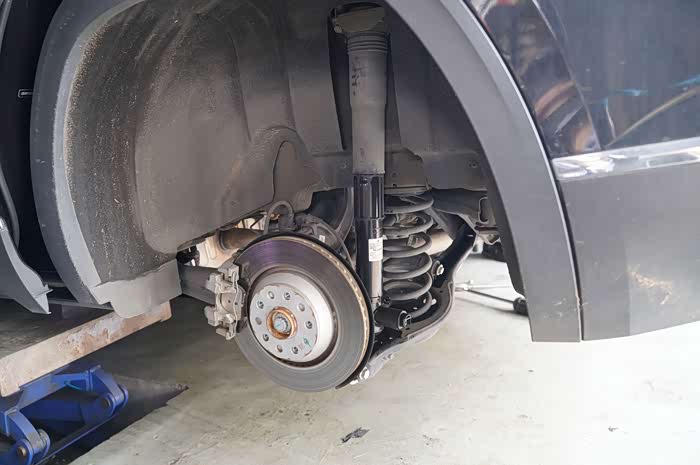 大众途昂改装dcc自适应悬挂系统过程