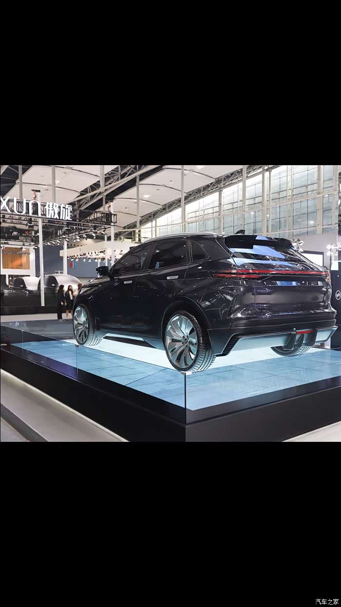 威马ex5-z曜石精英特别款车型采用了全黑色的涂装设计