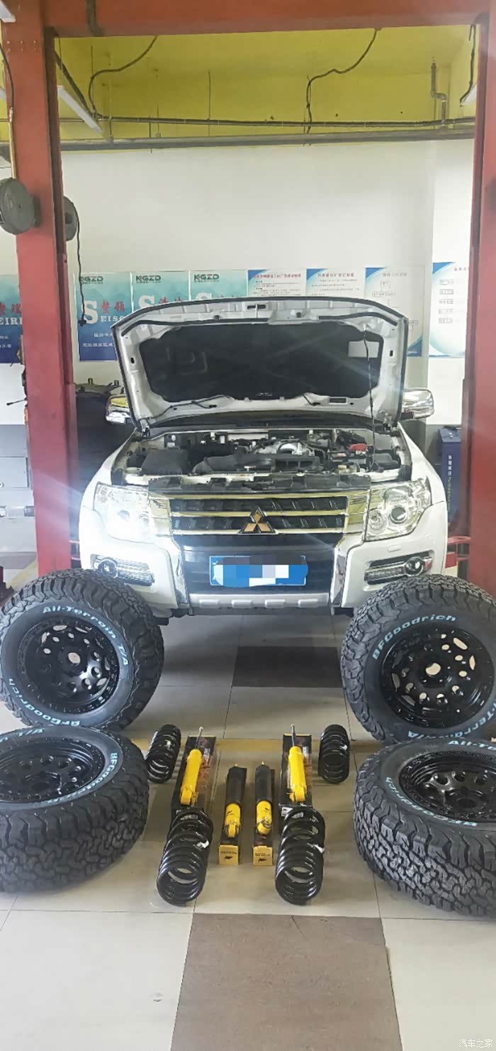三菱帕杰罗v93升高改装