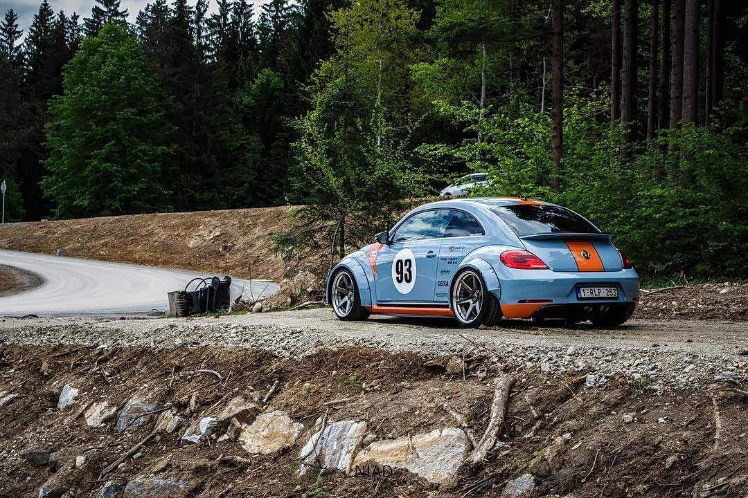 海湾石油涂装的宽体甲壳虫有点儿萌