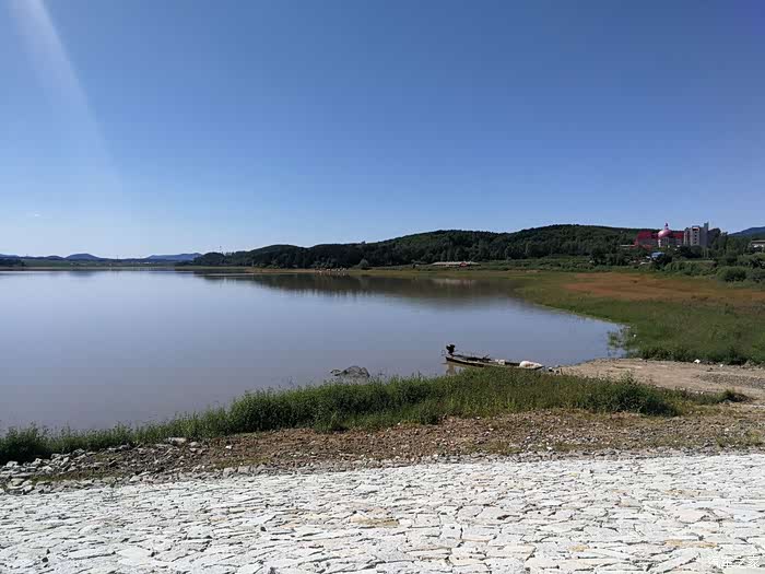 吉林市长安车友会去欣赏山水盆景二道水库