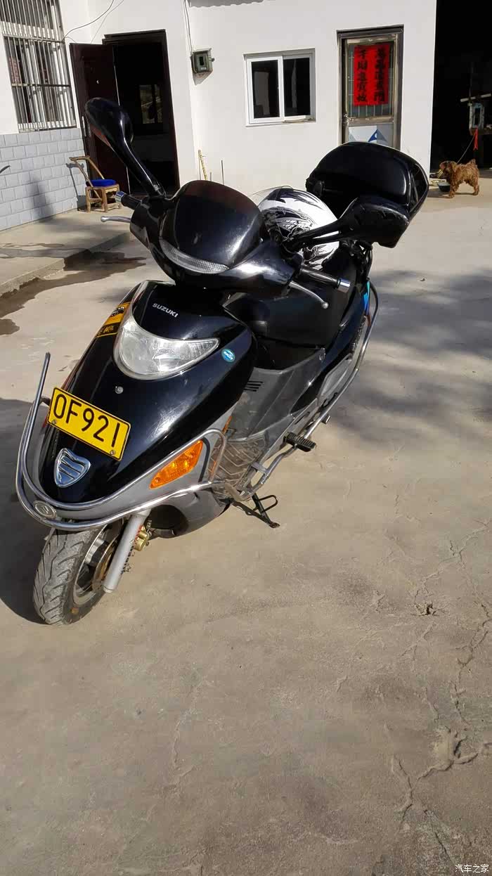 感谢一路上有你致我家的老伙计07年铃木福星125