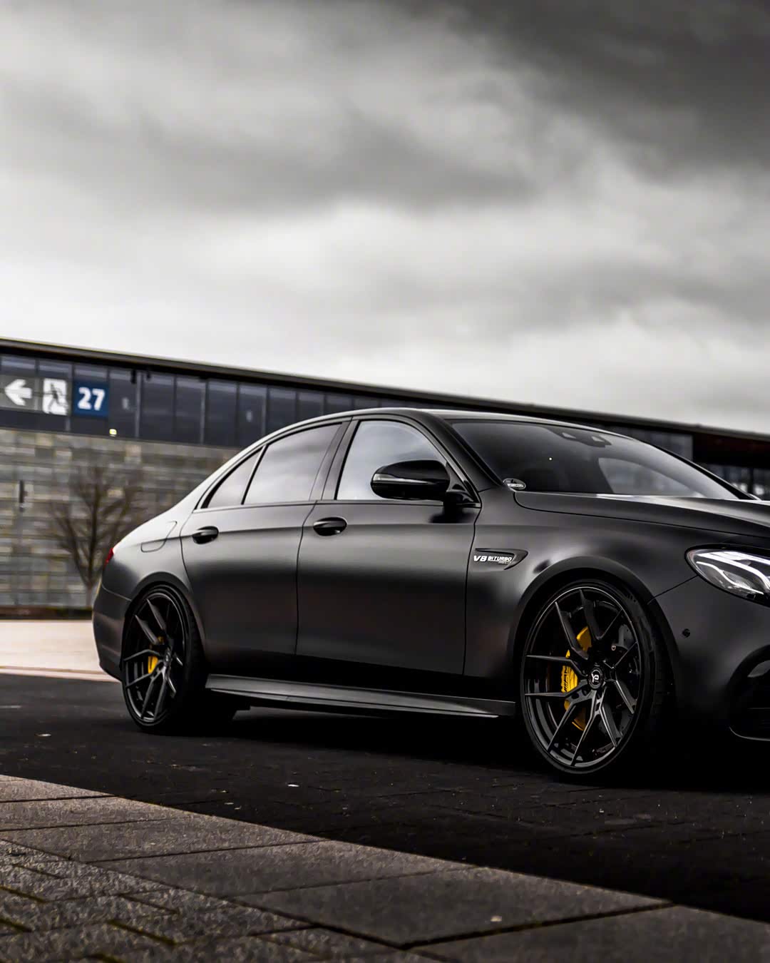 黑武士奔驰e63,帅吗?