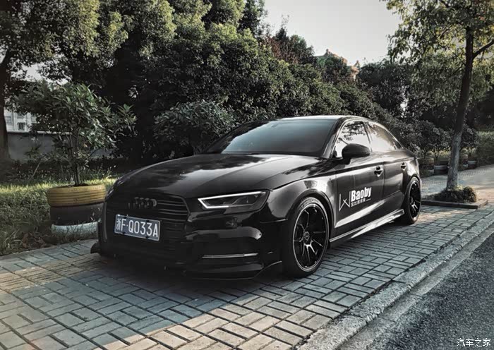 奥迪a3黑武士改装浙江嘉兴by电工吴师傅