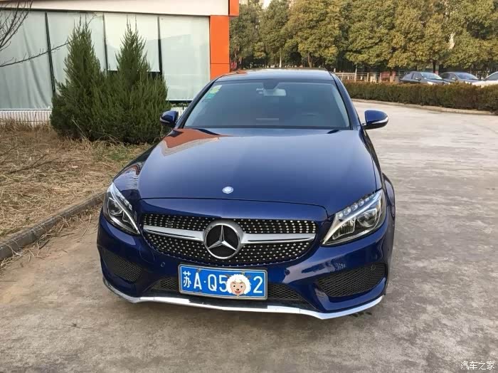 转让自用一手奔驰c200l运动版长轴大标宝石蓝