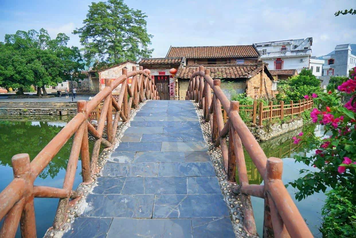 肇庆金林水乡,乡村里很干净,也很清净.