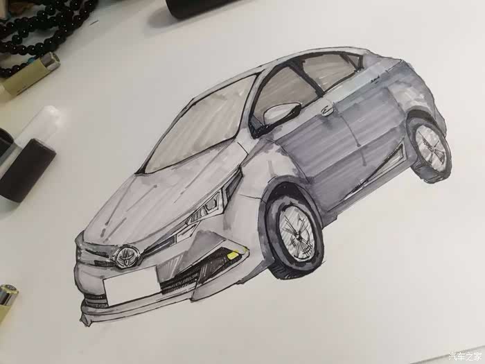 画一画卡罗拉双擎