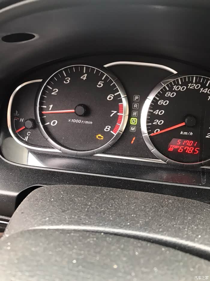 【图】突然有这个报警 帮忙看看什么情况_马自达6论坛_汽车之家论坛