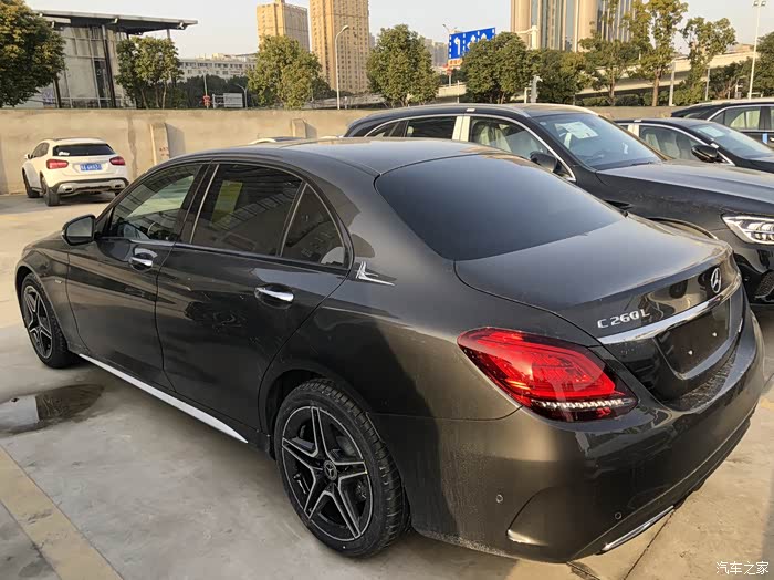 【图】石墨灰星耀长轴提车_奔驰c级论坛_汽车之家论坛