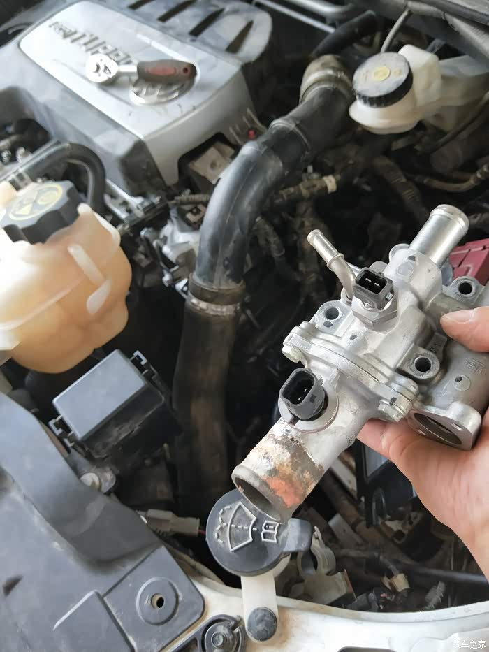 别克昂科拉的节温器坏了