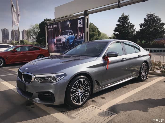 【图】提车 530i石青色 微改m550i狼牙三件套_宝马5系论坛_汽车之家
