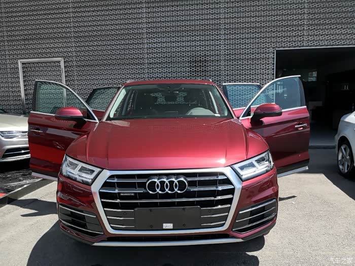 【图】q5l风雅-风尚红-提车贴_奥迪q5/q5l论坛_汽车之家论坛