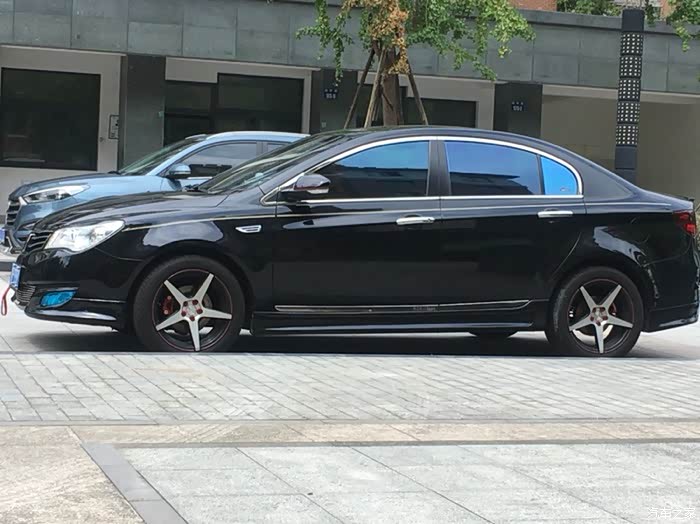 【图】350改17寸五福轮毂_荣威350论坛_汽车之家论坛