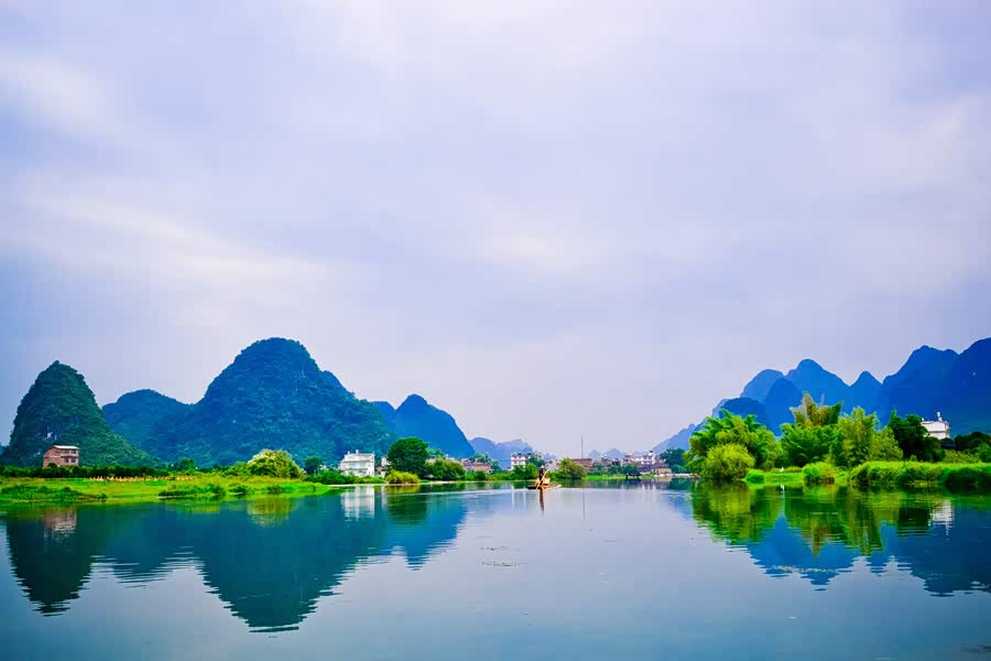 跋山涉水只为见到大自然的美,风和景明 景色如画