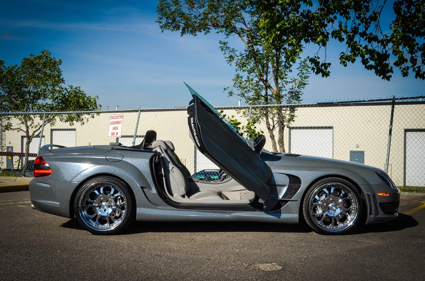 宽体奔驰sl55 amg fab design 太漂亮啦!