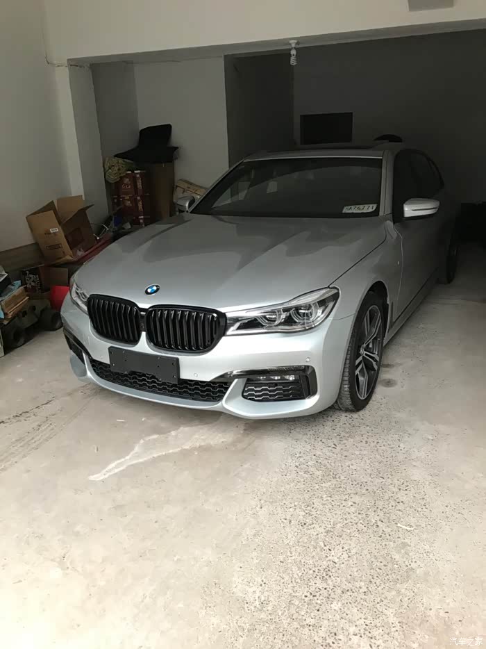 【图】730尊享冰河银提车了_宝马7系论坛_汽车之家论坛