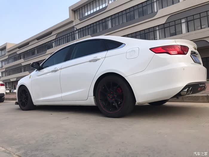 帝豪gl改装案升级17寸轮胎轮毂胎压传感器更美更安全