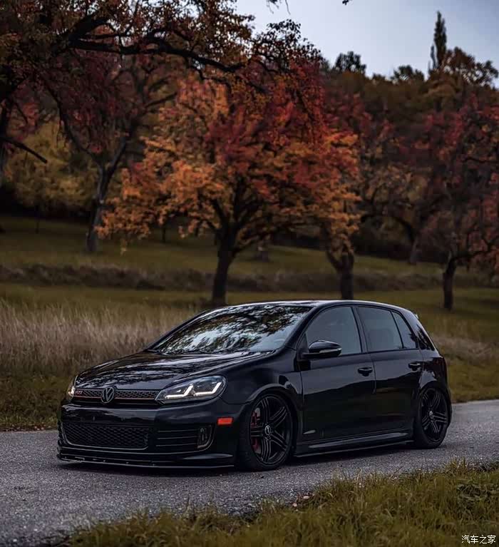 【图】黑武士mk6 gti,大灯改装是亮点!_高尔夫论坛_汽车之家论坛