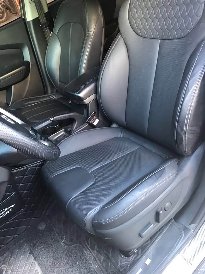 11款ix35改装新胜达电动座椅12向调节坐着舒服多了