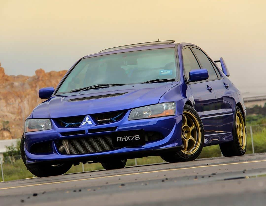 又见三菱evo8代酷酷的感觉总是值得留恋和回忆