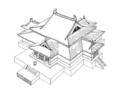 鉴赏正定隆兴寺摩尼殿