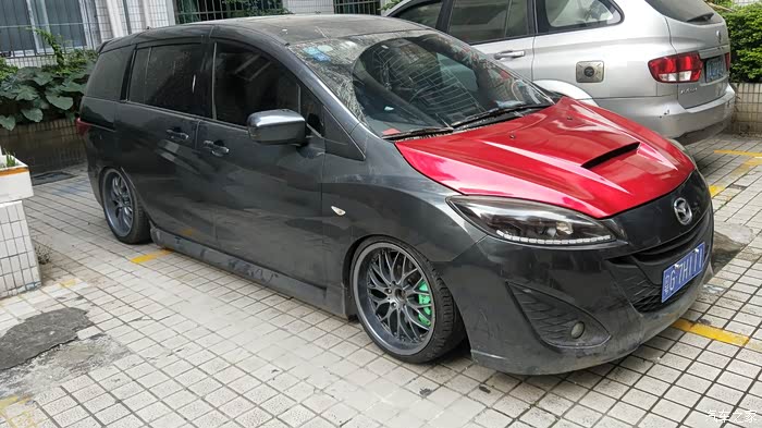 马自达5改装过程