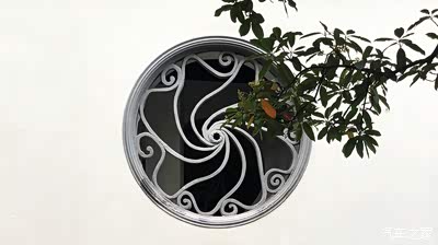 尺幅窗,无心画总统府花园的漏窗之美 ,非常少见