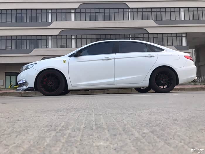 帝豪gl改装案升级17寸轮胎轮毂胎压传感器更美更安全