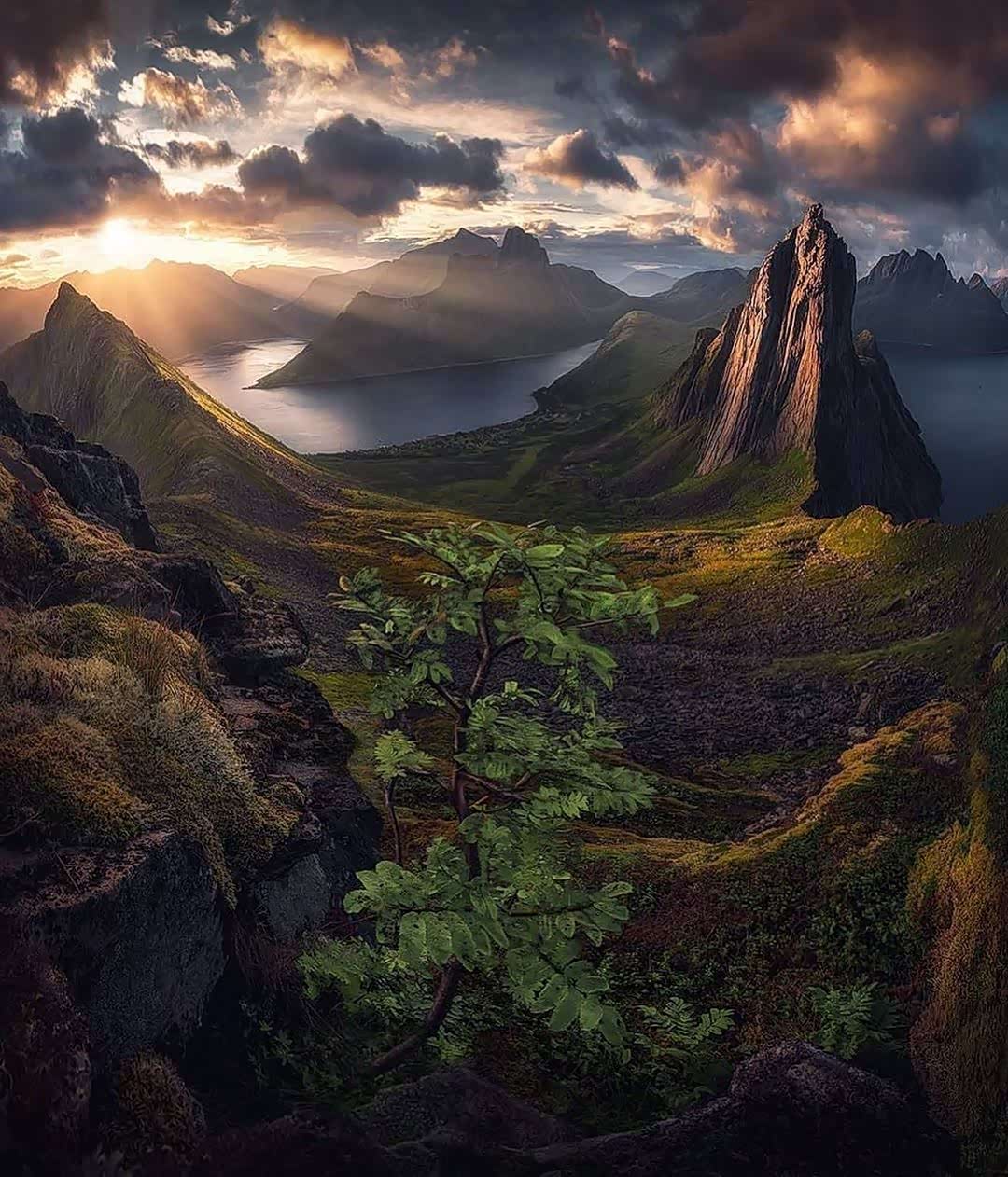 挪威的魔幻风景,那山山水水,摄人心魄.