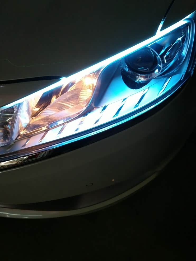 【图】自己弄了两个小时,加了两条流水灯_博瑞/博瑞新能源论坛_汽车之