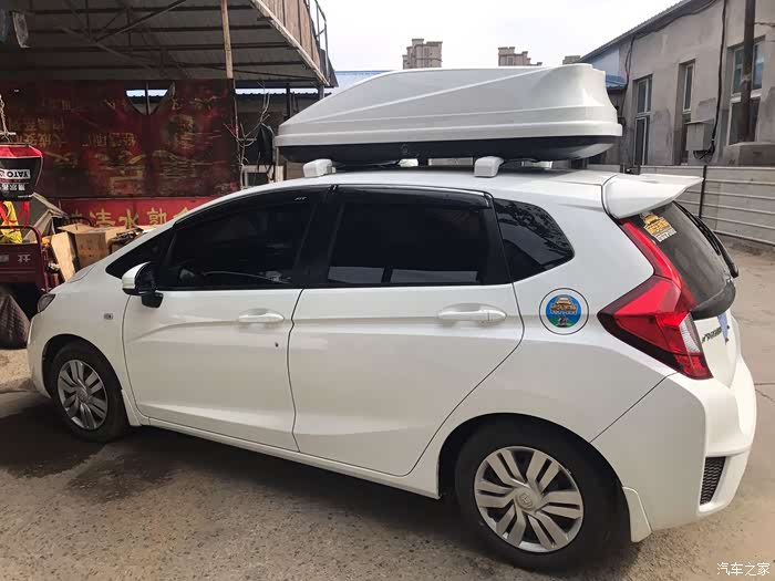 我的飞度小床车