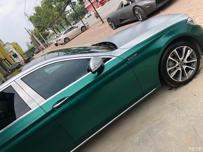 【图】心心念终提e300l改双拼色_奔驰e级论坛_汽车之家论坛