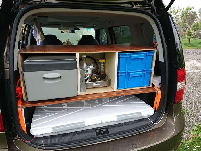 野帝车后备箱厨柜制作分享给车友有建议请跟帖