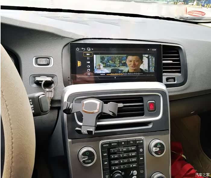 沃尔沃s60s60lv601119年款安卓导航中控大屏改装倒车影像车机