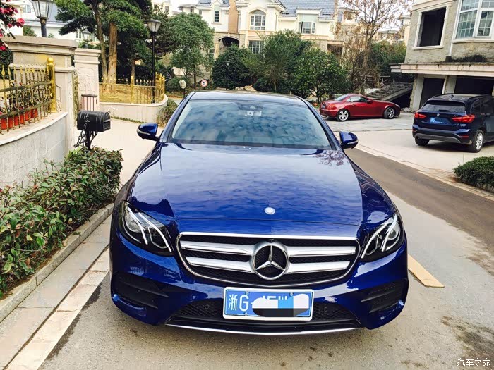 【图】论坛女新手e300l宝石蓝提车记_奔驰e级论坛_汽车之家论坛