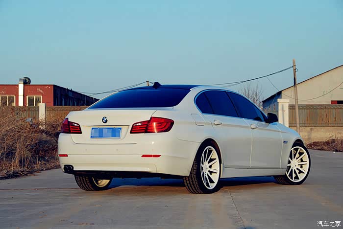 宝马f10 5系改装h&r短簧 定制af-design capo款 20寸轮毂