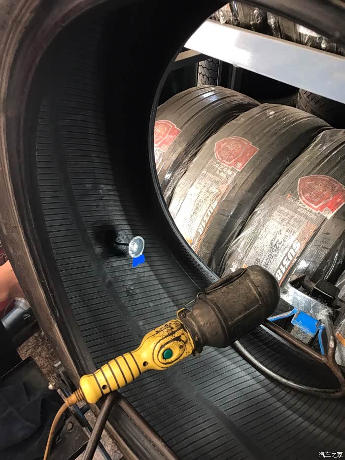 防爆胎补胎第一次作业