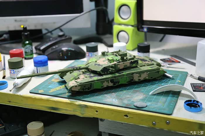 小号手99A主站坦克 数码迷彩涂装