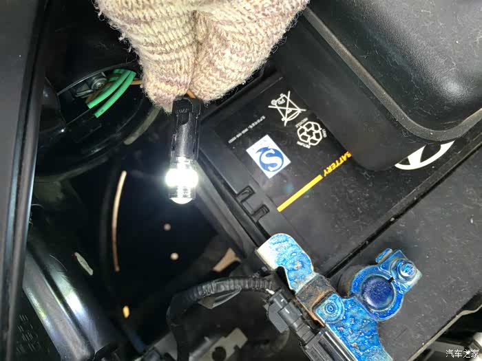 【图】#自己动手换#led示宽灯,自己换系列_北京现代ix35/mufasa 沐飒