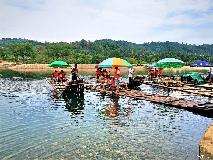 【你好2021】分享自驾游楠溪江13,狮子岩桃花源竹筏漂流(中)