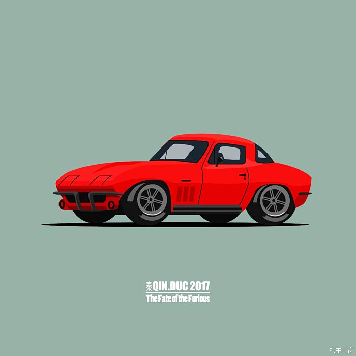 小秦老师提前绘制未上映的速度与激情8头像壁纸【你说我画番外】